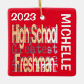 Freshman Extraordinaire CUSTOM Keramikornament (Vorderseite)