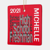Freshman Extraordinaire CUSTOM Keramikornament (Links)