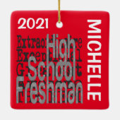 Freshman Extraordinaire CUSTOM Keramikornament (Rückseite)