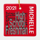 Freshman Extraordinaire CUSTOM Keramikornament (Vorderseite)