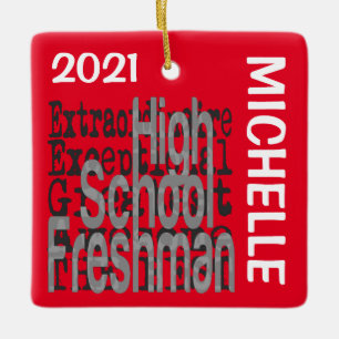 Freshman Extraordinaire CUSTOM Keramikornament