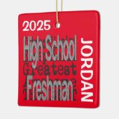 Freshman Extraordinaire CUSTOM Keramikornament (Links)