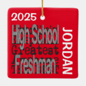 Freshman Extraordinaire CUSTOM Keramikornament (Rückseite)
