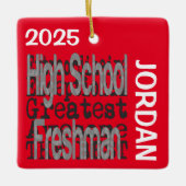 Freshman Extraordinaire CUSTOM Keramikornament (Vorderseite)