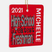 Freshman Extraordinaire CUSTOM Keramikornament (Rechts)