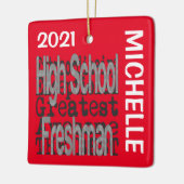 Freshman Extraordinaire CUSTOM Keramikornament (Links)