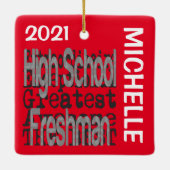 Freshman Extraordinaire CUSTOM Keramikornament (Rückseite)