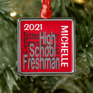Freshman Extraordinaire CUSTOM Ornament Aus Metall