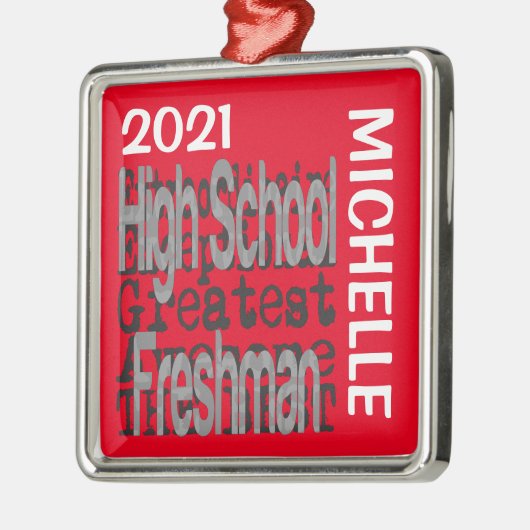 Freshman Extraordinaire CUSTOM Ornament Aus Metall (Links)