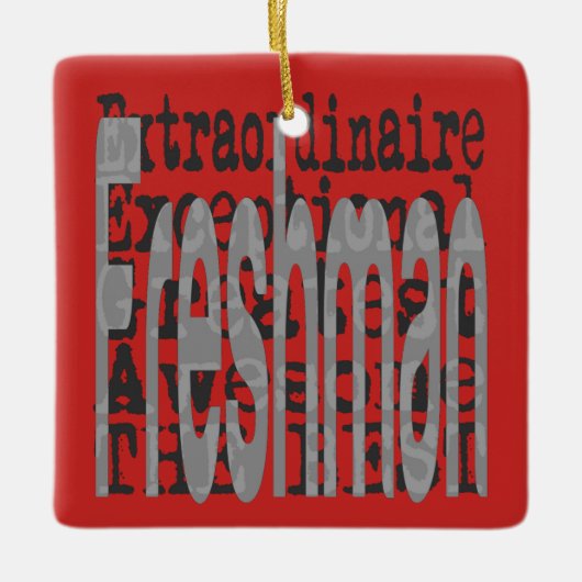 Freshman Extraordinaire Keramikornament (Vorderseite)