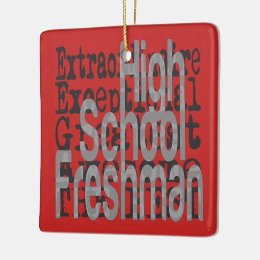 Freshman Extraordinaire Keramikornament (Links)