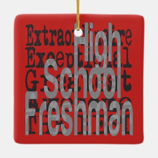 Freshman Extraordinaire Keramikornament (Rückseite)