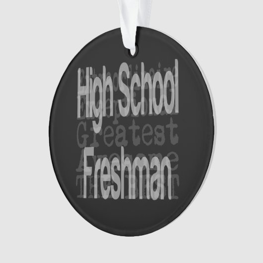 Freshman Extraordinaire Ornament (Vorderseite)