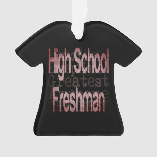 Freshman Extraordinaire Ornament (Vorderseite)