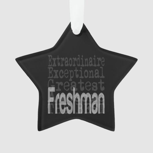 Freshman Extraordinaire Ornament (Vorderseite)