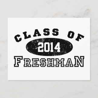 Freshman-Klasse Postkarte