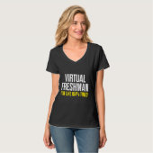 Freshman Virtual Online School Student 3 T-Shirt (Vorderseite Vollansicht)