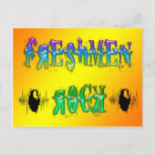 Freshmen Rock - Puls Postkarte (Vorderseite)