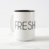 FreshRN 15 Unze-Kaffee-Tasse Zweifarbige Tasse (Vorderseite Links)