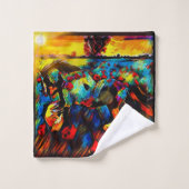 Freshtastic Horse 01-01 Badhandtuch Set (Waschlappen)