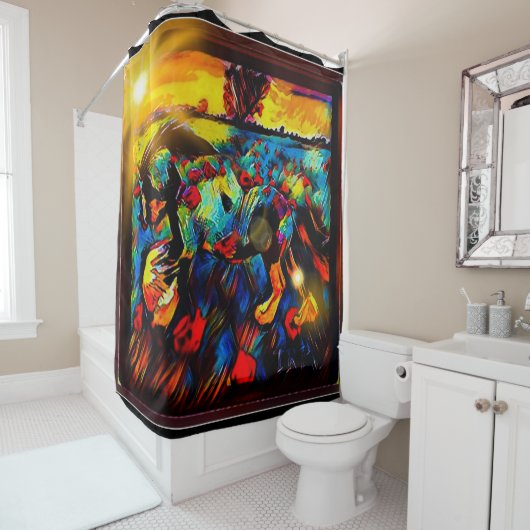 Freshtastic Horse 01-01 Duschvorhang (Beispiel)