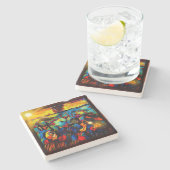 Freshtastic Horse 01-01 Steinuntersetzer (Seitenansicht)