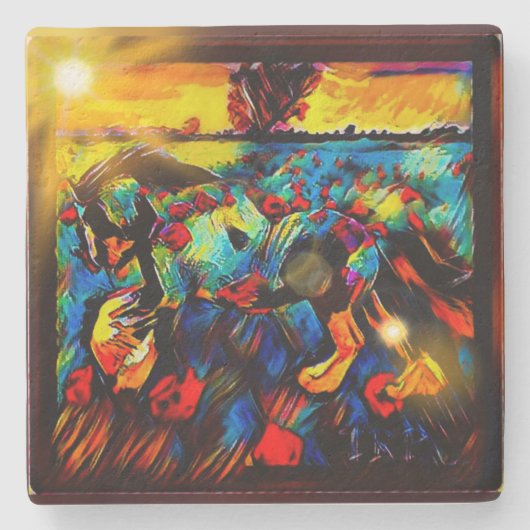 Freshtastic Horse 01-01 Steinuntersetzer (Vorderseite)