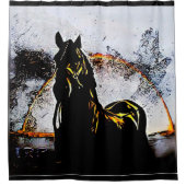 Freshtastic Horse 02-01 Duschvorhang (Vorderseite)