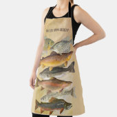 Freshwater Fish Illustrationen mit Ihrem Text Schürze (InSitu)