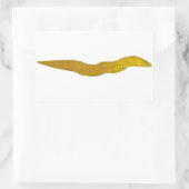 Freshwater Moray Rechteckiger Aufkleber (Tasche)