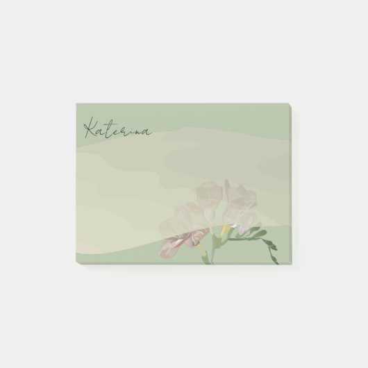Fresia auf Sage Post-it Klebezettel (Vorderseite)