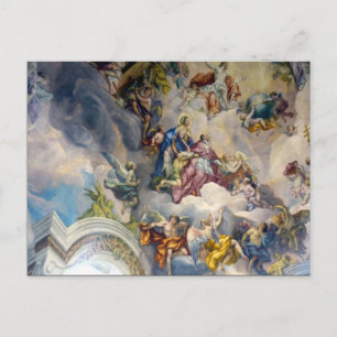 Fresken Barockangels Postkarte