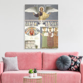 Fresken der orthodoxen Kirche Nekrssi in der Nähe Leinwanddruck (Insitu (Wohnzimmer))
