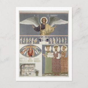 Fresken der orthodoxen Kirche Nekrssi in der Nähe Postkarte