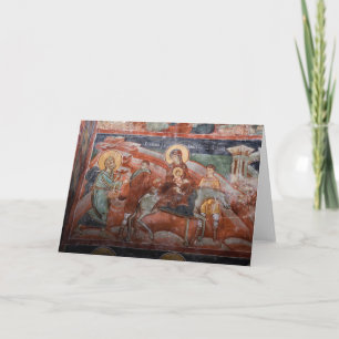 Fresken der serbischen Kirche aus dem 14. Jahrhund Karte