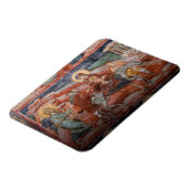 Fresken der serbischen Kirche aus dem 14. Jahrhund Magnet (Linke Seite)