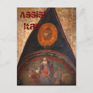Fresken von Assisi Postkarte
