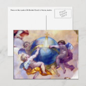 Freskenbabys Postkarte (Vorne/Hinten)