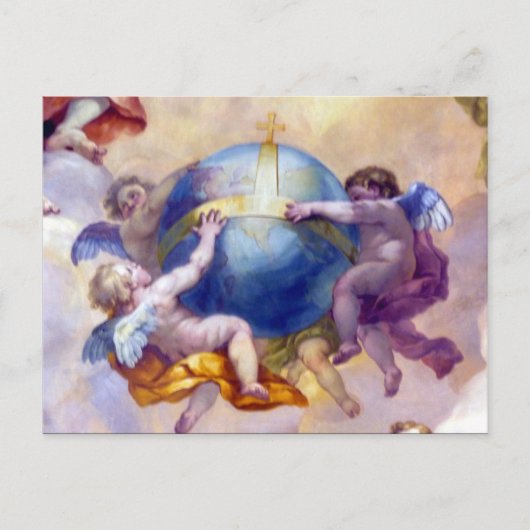 Freskenbabys Postkarte (Vorderseite)