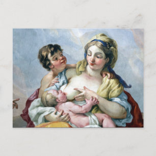 Freskenfamilie Postkarte