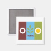 Freskenflagge Magnet (Vorderseite/Rückseite)