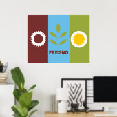 Freskenflagge Poster (Heimbüro)