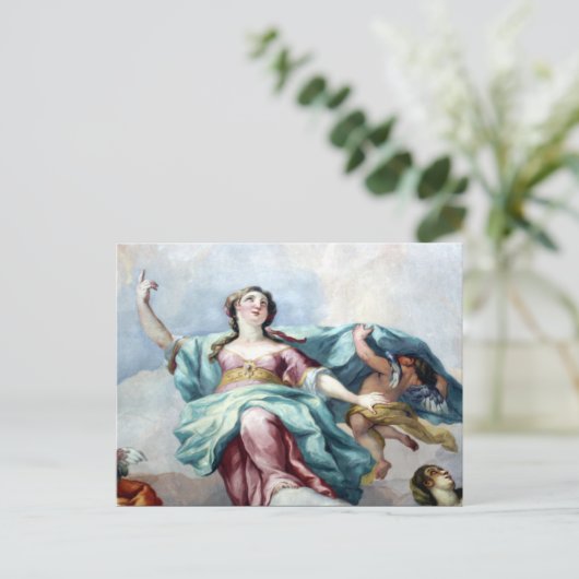 Freskengedanken Postkarte (Stehend Vorderseite)