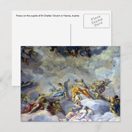 Freskengeländer Postkarte (Vorne/Hinten)