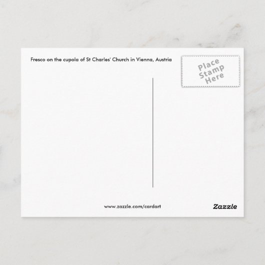 Freskengeländer Postkarte (Rückseite)