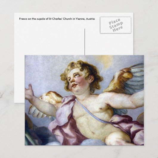 Freskenkind Postkarte (Vorne/Hinten)