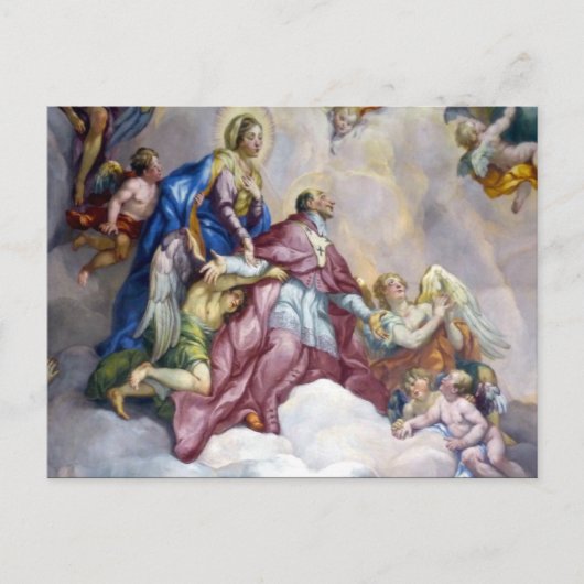 Freskenpriester Postkarte (Vorderseite)