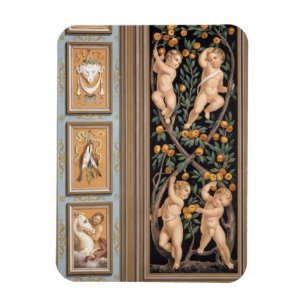 Fresko der Amoren von der Kirche von St. Magnet