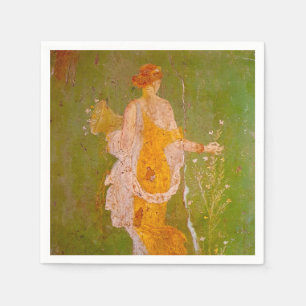 Fresko der Flora in der Villa von Ariadne, Pompeji Serviette