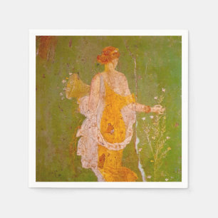 Fresko der Flora in der Villa von Ariadne, Pompeji Serviette